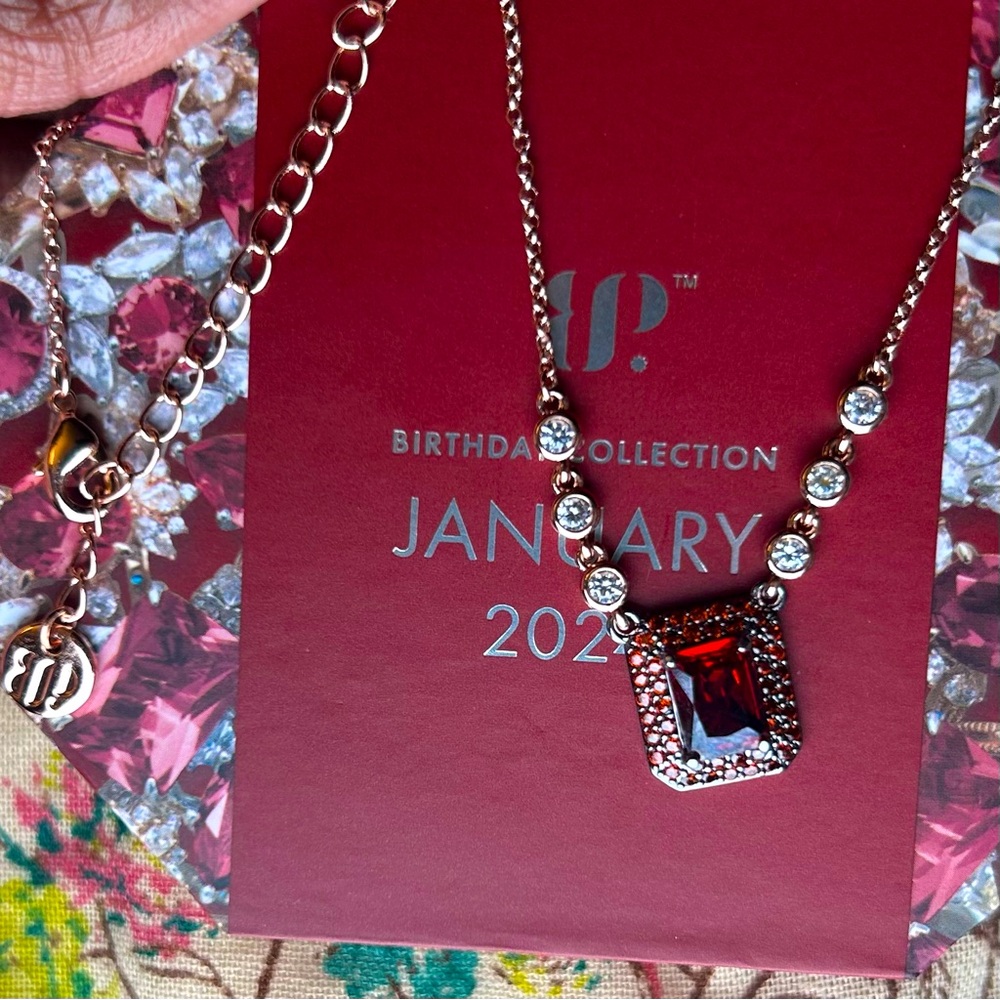 Bomb Party "The Diana Necklace" January Birthday Necklace